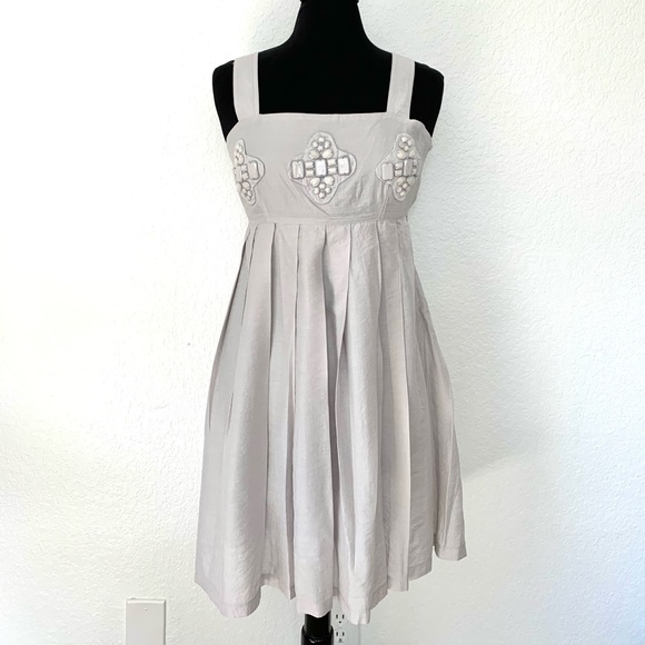 Charlotte Russe Sleeveless Babydoll Pleated Dress - Picture 3 of 13